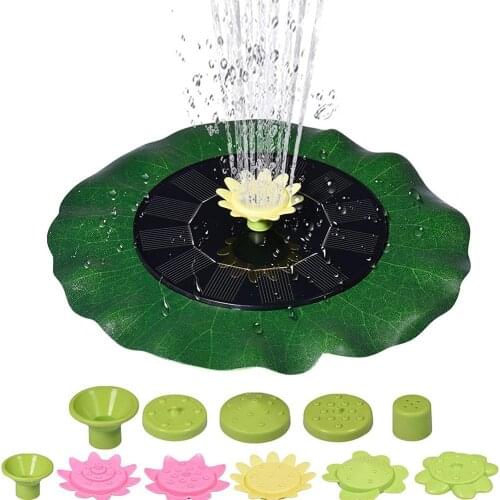 Outdoor Water Pump Solar Floating Fountain Pump for Pond Aquarium Garden Pond Pool Decoration Water Panel Fountain Bird bath