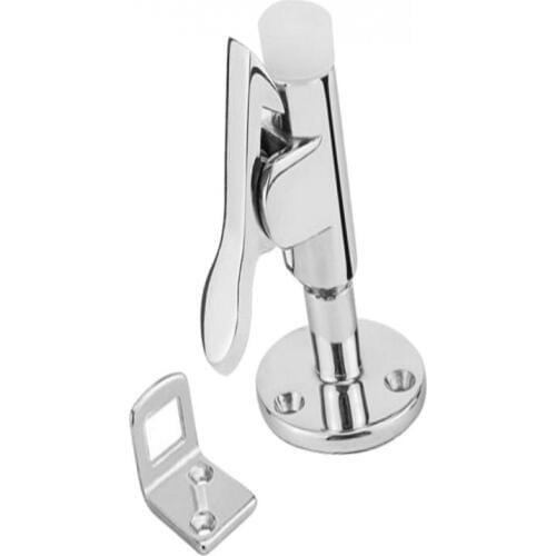 Stainless Steel Marin Door Stop Retaining Catch and Holder for Boat, RV Gate Cabinet Furniture (Small)