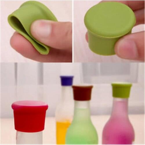 Bottle Stopper Bottle Caps Wine Stopper Family Bar Preservation Tools Silicone Creative Design Safe Healthy Kitchen Accessories