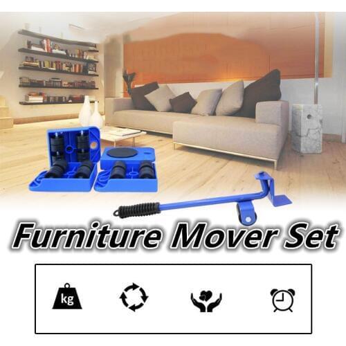 Furniture Mover Furniture Lifter Heavy Professional Furniture Roller Move Tool Set Wheel Bar Mover Sliders Transporter Kit Trol