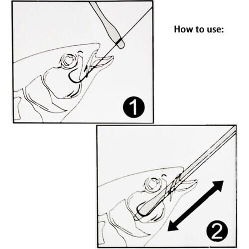 Fishing Hook Remover Detacher Extractor Tackle Removal Tool With Strap Portable L9BD