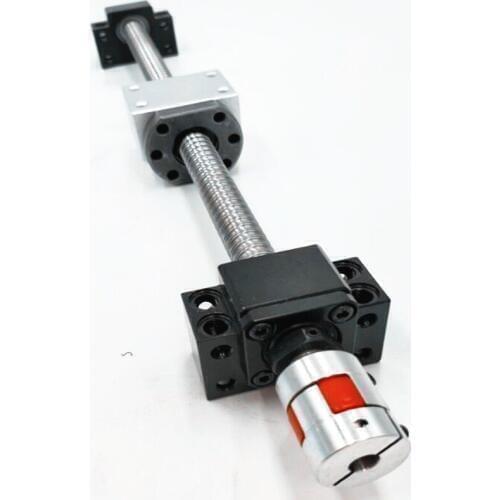 SFU1204 set 1204 rolled ball screw C7 with end machined +RM1204 ball nut + nut housing dsg10h +BK/BF10 end support +coupler