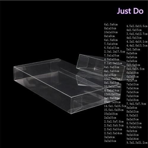 10X2X10cm pVC Clear Toy Car Model Packing box Dust Proof Display Protection Box PVC Toy Car Display Boxes Transparent Box