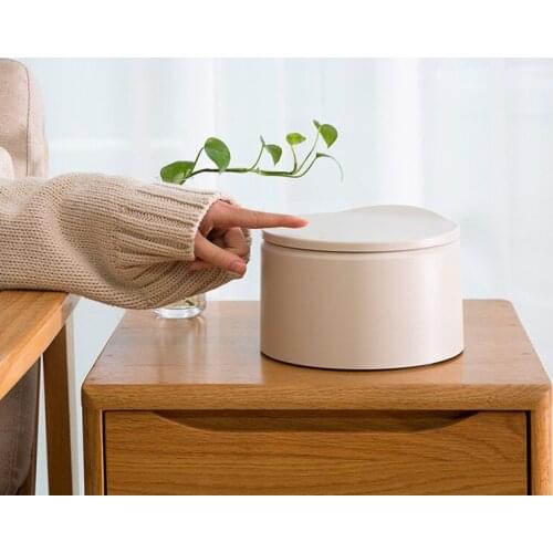 Thickened ABS countertop pressure type trash can household trash bin classification trash can for kitchen and bedroom