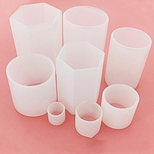 Mirror cylinder landscaping mold free of sanding handmade jewelry Making dry flower crystal epoxy Resin mold