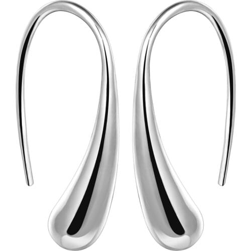 ZEMIOR Earrings For Women Teardrop/Water drop/Raindrop Copper Drop Earring Simple Female Fashion Jewelry Hot Sale Valentine Gift