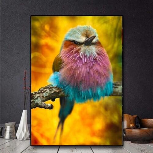 Animal 5D DIY Diamond Painting Bird-tree branch Diamond Embroidery Full Square Pictures Of Rhinestones mosaic Decoration TY948