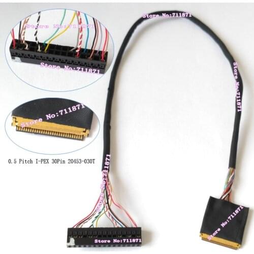 0.5 Pitch 30Pin EDP LVDS Screen Line X86 EDP Screen Line cable 30P I-PEX 20453-030T eDP Screen Cable Line For X86 EDP wire cord