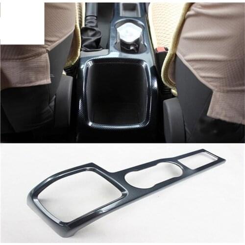 1pc ABS carbon fiber grain glass cup pedal decoration cover for 2007-2011 FORD FOCUS 2 MK2