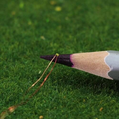 10pcs Pre-wired SMD 0201 LED Bright White/Warm White Model Train HO N OO Scale Pre-soldered Copper Wire 0201 LED leads