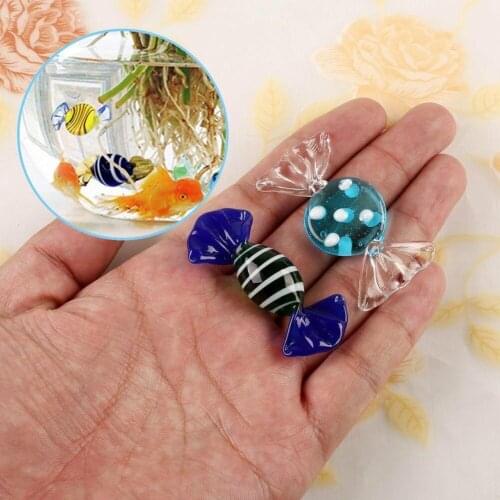 20pcs Colorful Vintage Dawing Glass Sweets Candy Wedding Xmas Party Home Christmas Decorations DIY Ornament Crafts