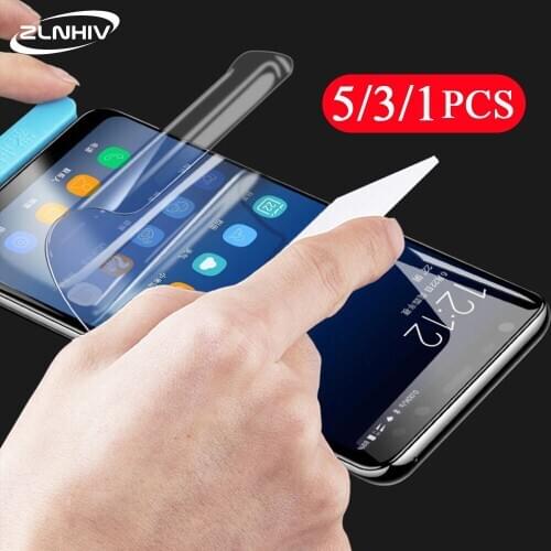 5/3/1Pcs soft full cover for huawei honor 7X 7S 7C 7A pro hydrogel film phone screen protector protective smartphone Not Glass
