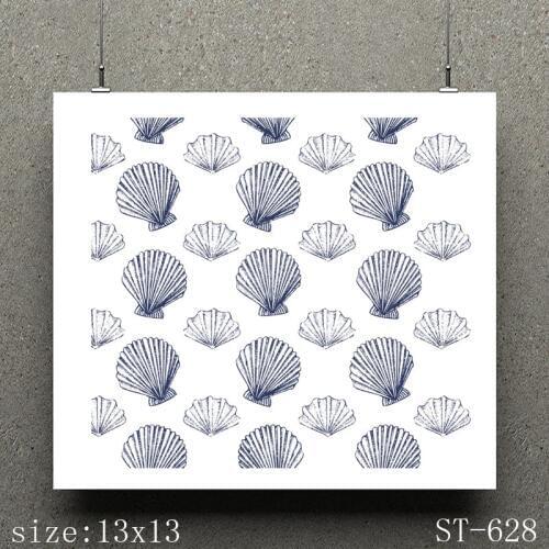 AZSG Shellfish samples Clear Stamps/seal for DIY Scrapbooking/Card Making/Photo Album Decoration Supplies