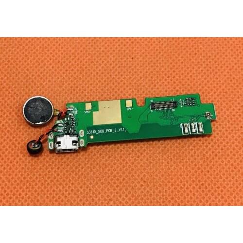 Used Original USB Plug Charge Board+mic For Leagoo Alfa 2 MTK6580 Quad Core Free Shipping