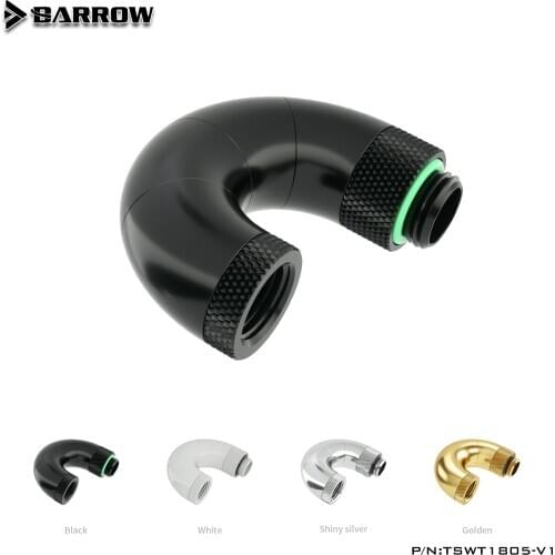 Barrow TSWT1805-V1, 180 Degree Zigzag Rotatable Fittings, Four-stage Male To Female Rotatable Fittings