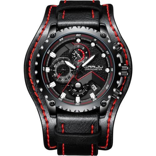 Top Brand Luxury Watch Men Fashion Sport Quartz Clock Leather Mens Watches Business Chronograph Watch Relogio Masculino Relojes