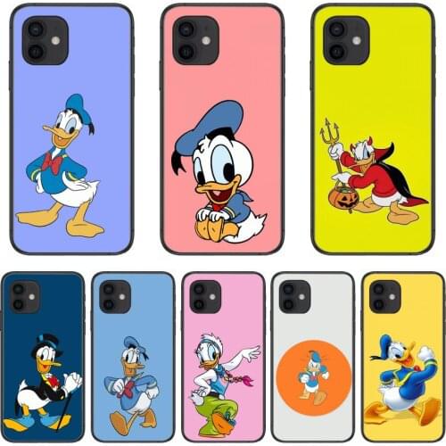 Phone Case Disney Duck Donald Fashion Phone Case cover For OPPO A91 9 83 79 92s 5 F9 A7X Reno2 Realme6pro 5 black tpu cell co