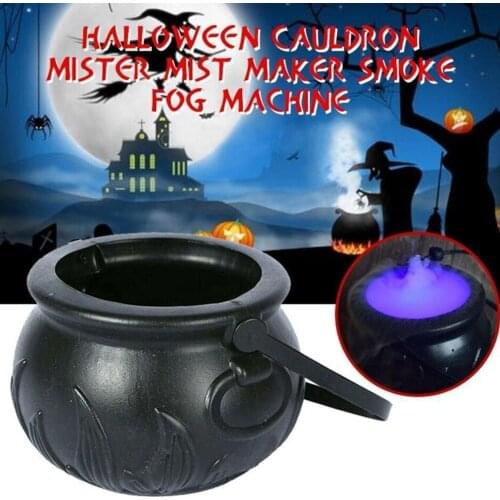 Halloween Witch Pot Smoke Machine Smoke Machine Color Props Queuing Changing Color Party Changing Smoke Machine