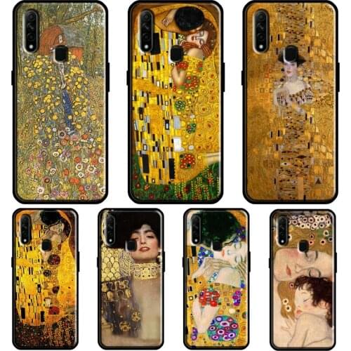 Gustav Klimt For OPPO A15 A1K A3S A5S A52 A72 A91 A83 A93 Find X3 Pro Reno 2 Z A5 A9 A31 A53 2020 Case