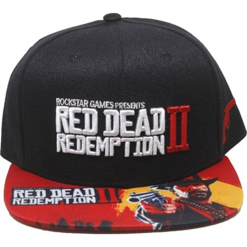 Game Red Dead Redemption 2 Hip Hop Caps Adjustable Unisex Gift flat brim cap
