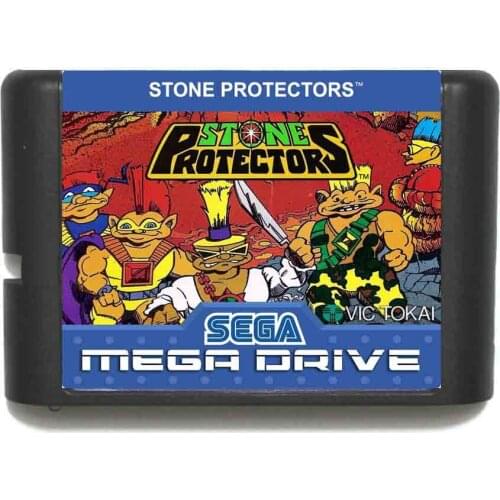 Stone Protectors 16 bit MD Game Card For Sega Mega Drive For Genesis