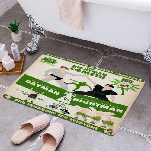 Nightman Cometh Green 3D Print Doormats Rectangle Non-Slip DoorMat Bedroom Kitchen Entrance Print Door rugs Dropshipping