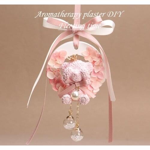 Creative female car perfume pendant, car interior, diffused stone car pendant