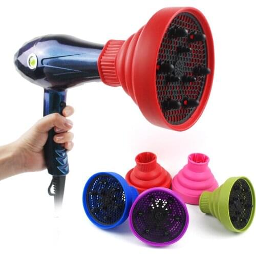 High Temperature Resistance Hairdryer Diffuser Cover Collapsible Hairdryer Silica Cover Hair Curler Styling Tool