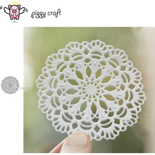 Piggy Craft metal cutting dies cut die mold Flower disc decoration Scrapbook paper craft knife mould blade punch stencils dies