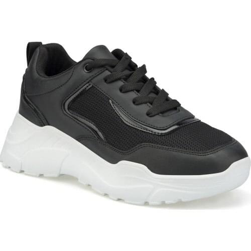 Polaris 315579.Z Black Women 'S Sneaker Shoes thick soled sports hiking running suitable for daily use stylish casual high-based