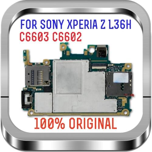 Good Quality full function Original Motherboard for Sony Xperia Z1 L39H C6902 C6903 main board logic system board circuit board