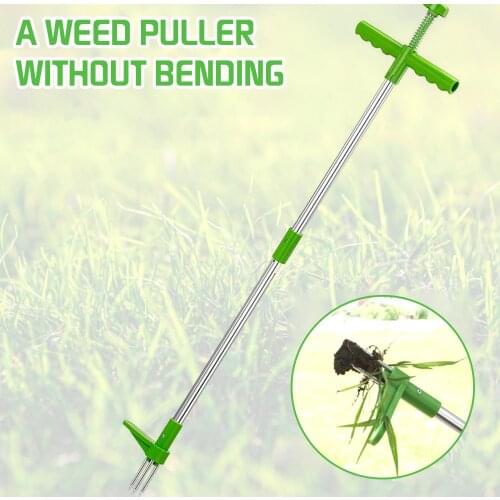ANENG Standing Weed Puller Portable Manual Root Remover Dandelion Puller Tool Gardening Tool with Foot Pedal for Garden Yard