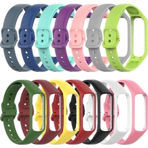 Soft Silicone Strap For Samsung Galaxy Watch Fit e R375 Smart Watch Band Correa For Samsung Galaxy Fit e Bracelet Bands