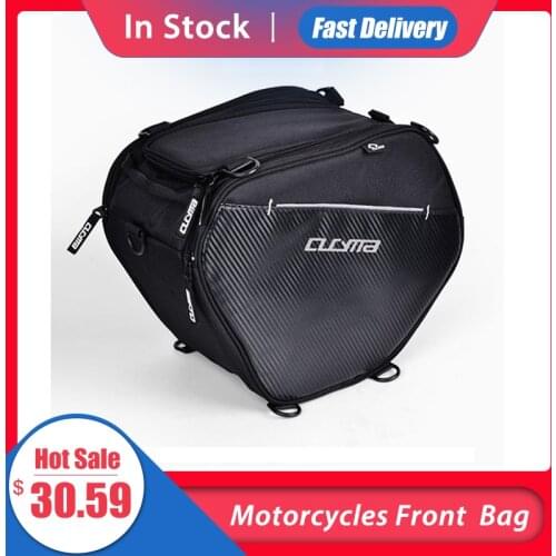Motorcycles Front Storage Bags 20-35L Motorbike Racing Travel Bags With Shoulder Strap Scooter Tunnel Bag