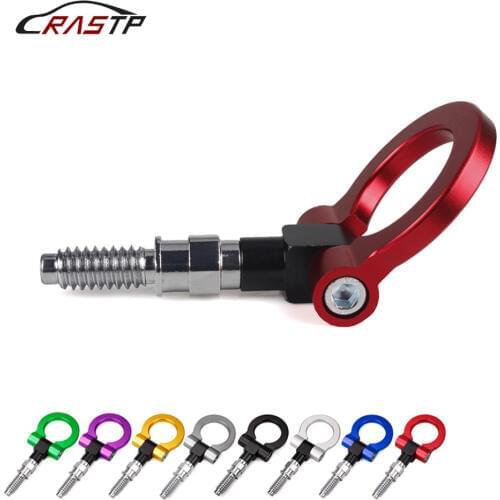 RASTP - Universal Aluminum Trailer Towing Hook Rear For BMW E46 E81 E30 E36 E90 E91 Towbar RS-TH006