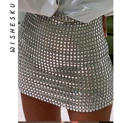 WISHESKU Women's Mini Skirts