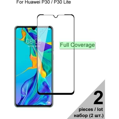 Protective Glass For Huawei P30 Lite / P30 Full Coverage Tempered Glass For Huawei P30 Lite