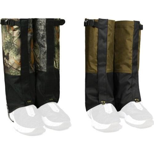 1 Pair Camouflage Snake Gaiters For Hiking Camping Snake Bite Protection Leg Guard Boot Waterproof Snowboard Boots Cover