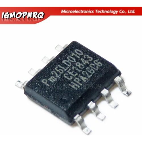 10PCS PM25LD010C SOP PM25LD010 SOP8 25LD010 SOP-8 25LD010C