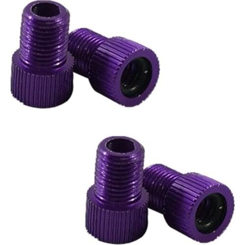 4Pcs Presta to Valve Adaptor Bike Bicycle Fixed Gear Tire Connector колпачки на нипель tubeless valve valvula tubeless