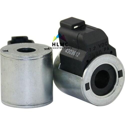 Excavator Accessories 4303612 hydraulic spare parts valve Solenoid Coil 24v 12v Volt