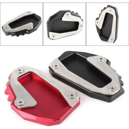 Motorcycle Side Kickstand Kick Stand Extension Plate Pad For Ducati Multistrada 950 1100 1200 1200S 2010-2014/1200 DVT 2015-2017