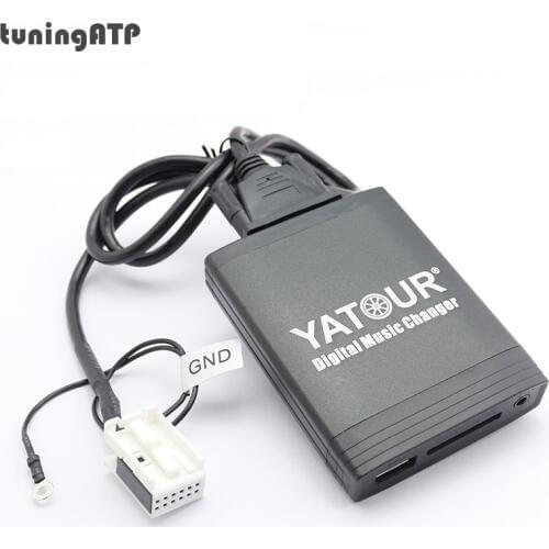 YATOUR Digital Music Changer AUX SD USB MP3 Interface for Audi Concert II+ Chorus II+ Symphony II+ RNS-E