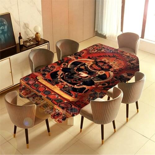 Buddhist Demon Adam Brzoskowski Tablecloth Indoor And Outdoor Creative Decoration