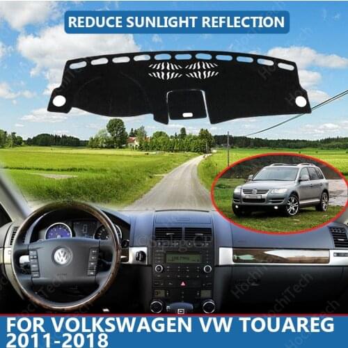 Right Hand Drive High Polyester Fiber Anti-UV Car Dashboard Cover Mat for Volkswagen VW Touareg 2011-2018 7P Cover