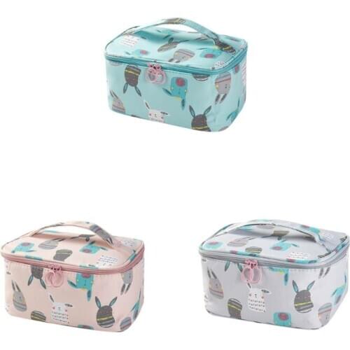 Cartoon Makeup Bag Portable Travel Cosmetic Bag Organizer Toiletry Bag for Women