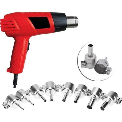 8pcs/lot Hot Air Soldering Station Heat Gun Nozzles for 850 850A 852 852D 950 Soldering Station Gun Blower Round Nozzles