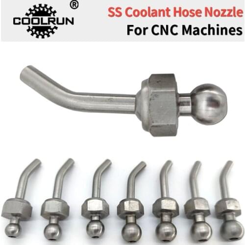 CoolRun Stainless Steel Ball Coolant Hose Nozzles For CNC Lathes Toolholder Special Tooling VDI Holders CNC Lathe Tooling Screw