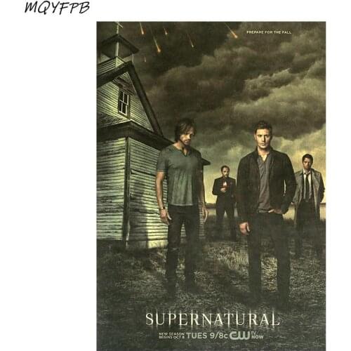 American TV Series Kraft paper poster home decoration painting wall sticker gift 50.5x35cm