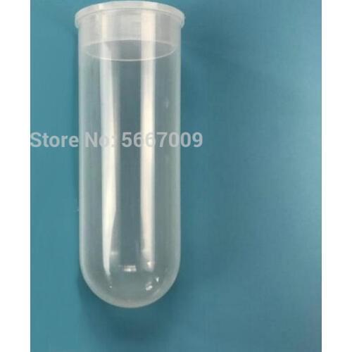 30pcs/lot 100ml Clear Plastic centrifuge tube PP Microcentrifuge Round-bottomed with Flat Socket Cap Test Sample Vials